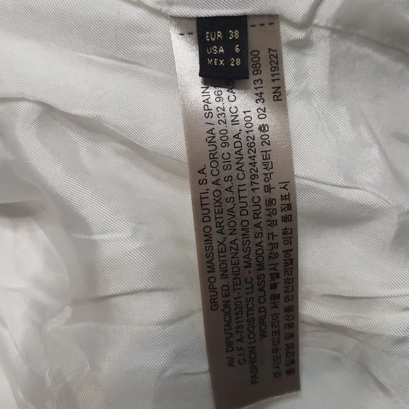 Massimo Dutti Trend Coat Cropped Jacket 6 NWT - Picture 7 of 9